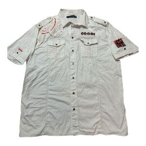 Coogi Shirt Mens 2xl Camp‎ Button Up Pockets Australia